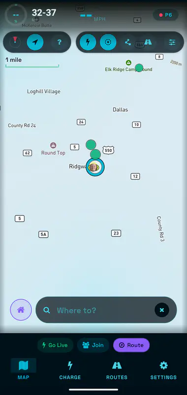 The Flow map in the Cyan color scheme